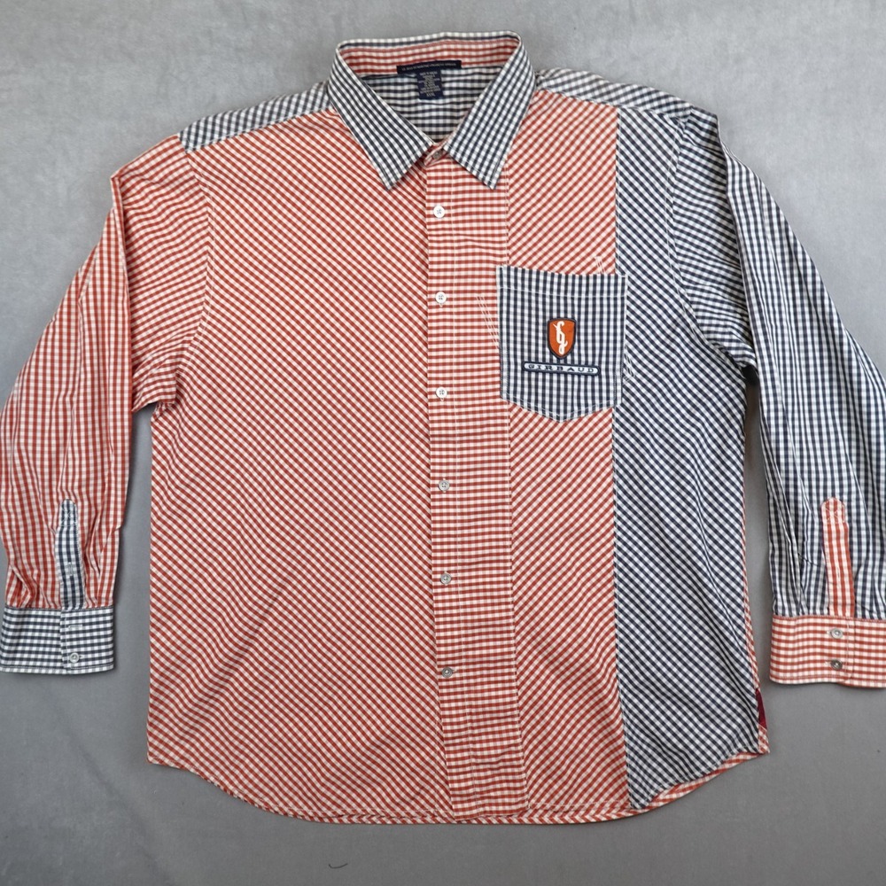 VTG Marithe Francois Girbaud Shirt Mens XXXL Colorblock 90s USA Party